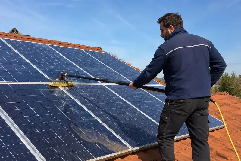 Nettoyage et entretien de panneaux solaires à Port